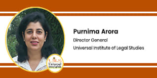 Universal Institute of Legal Studies, Director General: Purnima Arora Interview